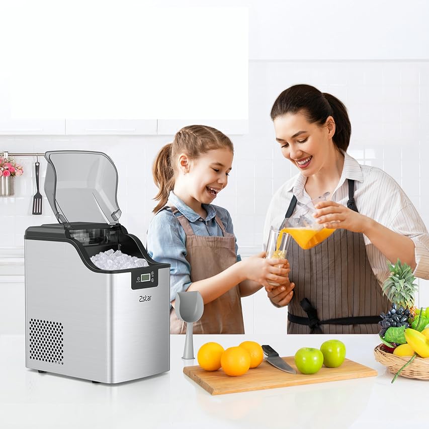 12kg Portable Ice Maker - Compact, Quiet and Powerful - 1 Year Warranty