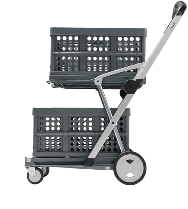 Bag Portable Folding Shopping Cart + 5 Ecological Thermal Bags [FACTORY PRICE]