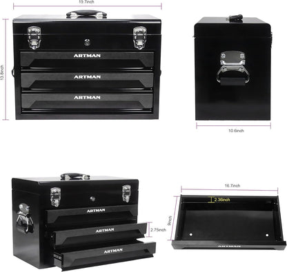 Professional Tool Kit – 489 Pieces with Organizer Case – Complete for Home and Workshop Use