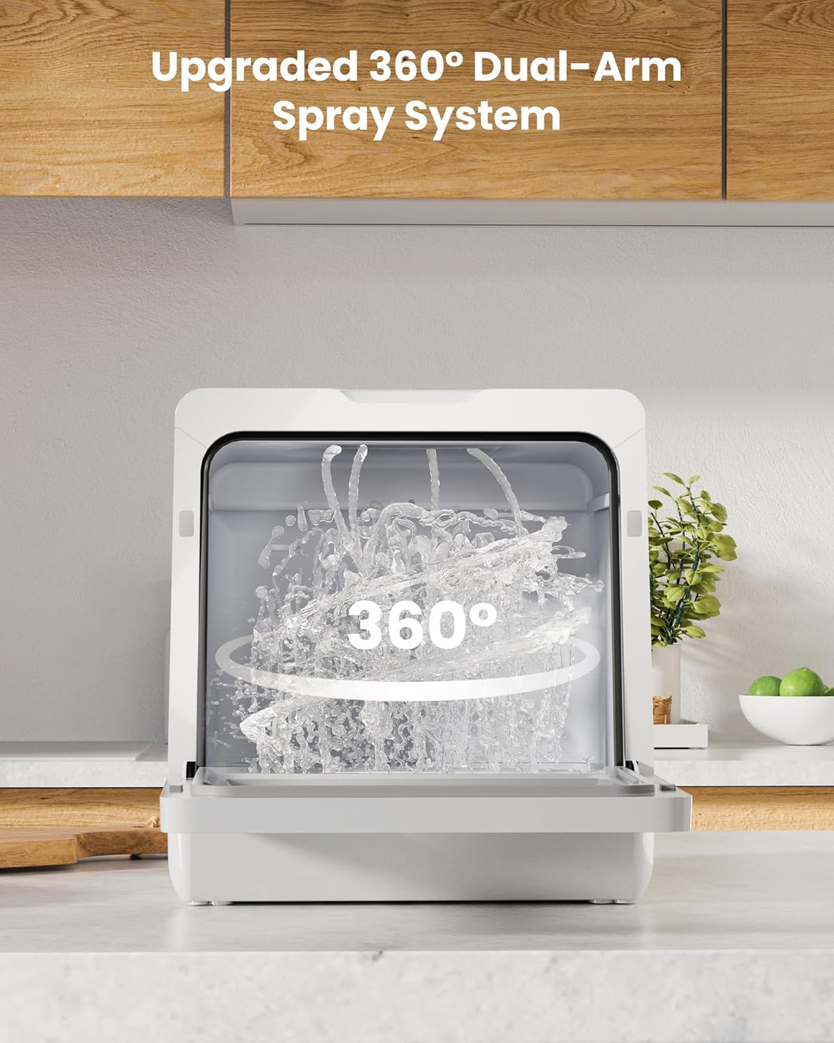 Portable Dishwasher – Powerful, Efficient, with 8 Wash Programs