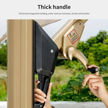 Umbrella with Integrated Solar LED – Modern Design, Solar Lighting, and Smart Adjustment