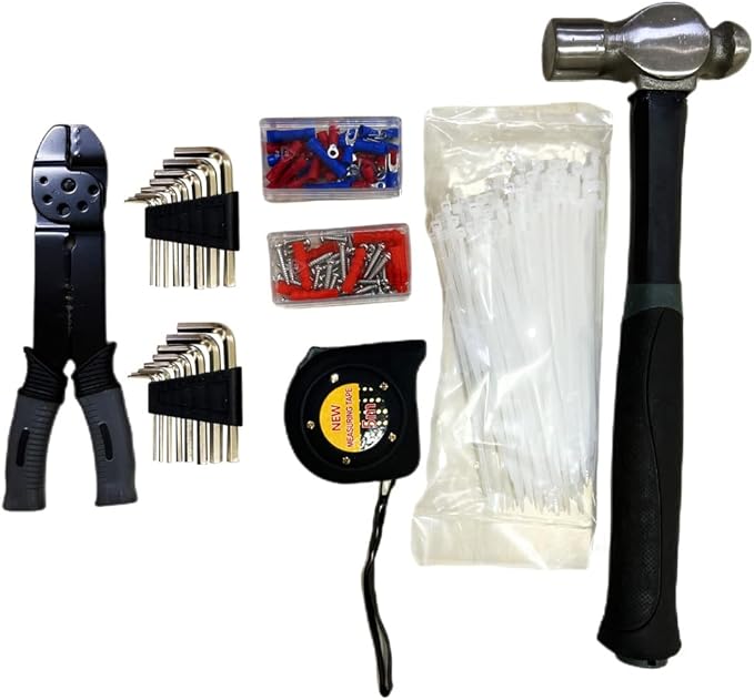 Professional Tool Kit – 489 Pieces with Organizer Case – Complete for Home and Workshop Use