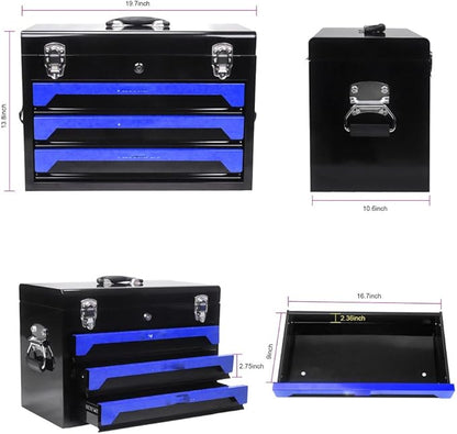 Professional Tool Kit – 489 Pieces with Organizer Case – Complete for Home and Workshop Use