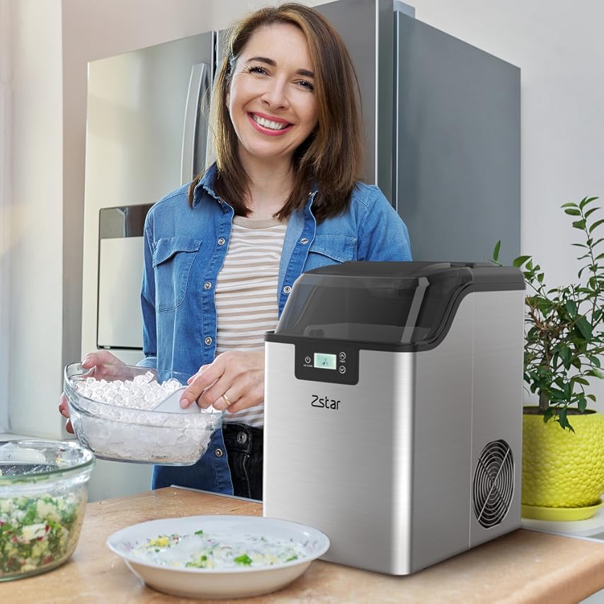 12kg Portable Ice Maker - Compact, Quiet and Powerful - 1 Year Warranty